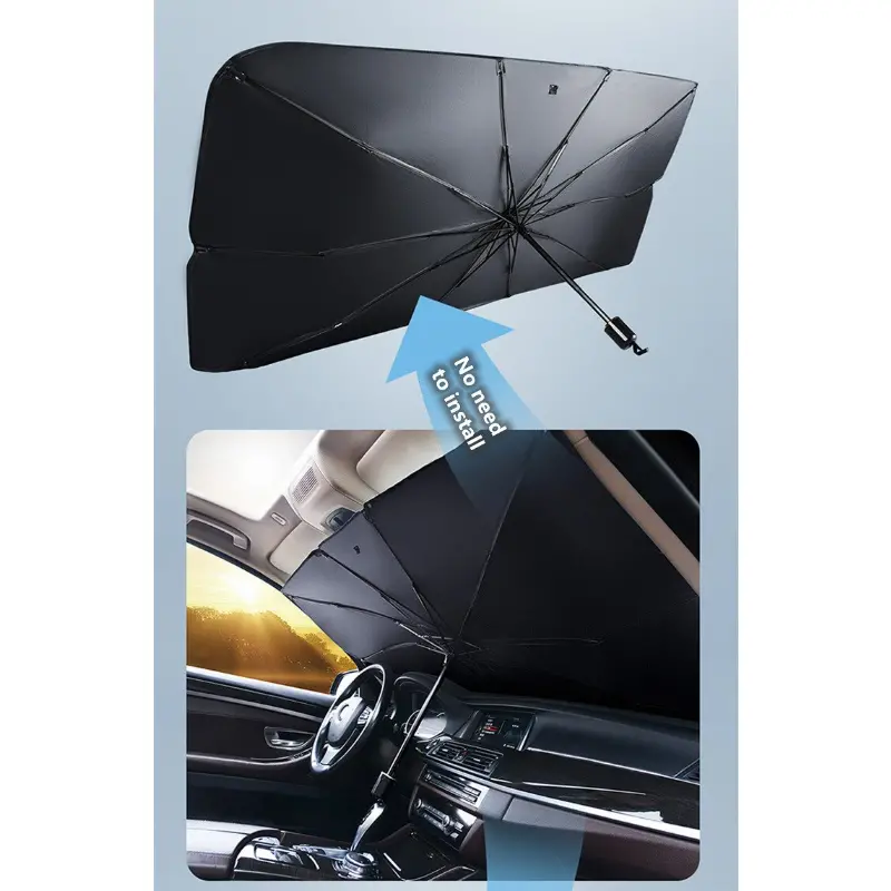 Car Sunshade Umbrella Car Front Window Sunshade Cover Car - Temu