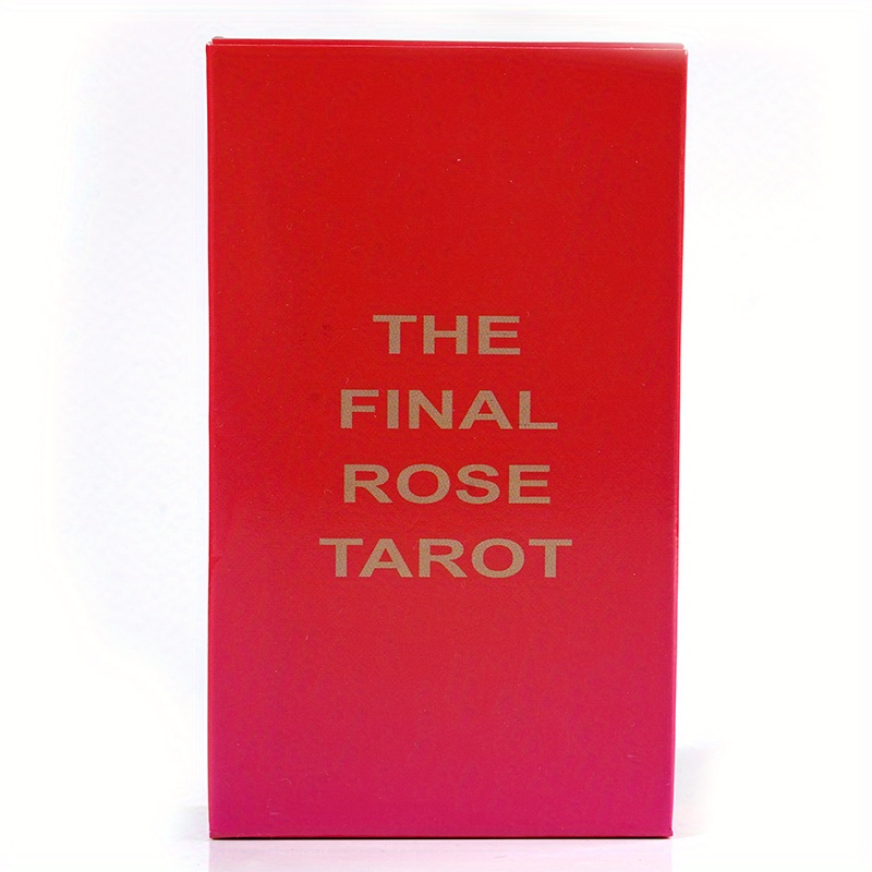 final rose tarot cards 78 card deck beginners fortune - Temu