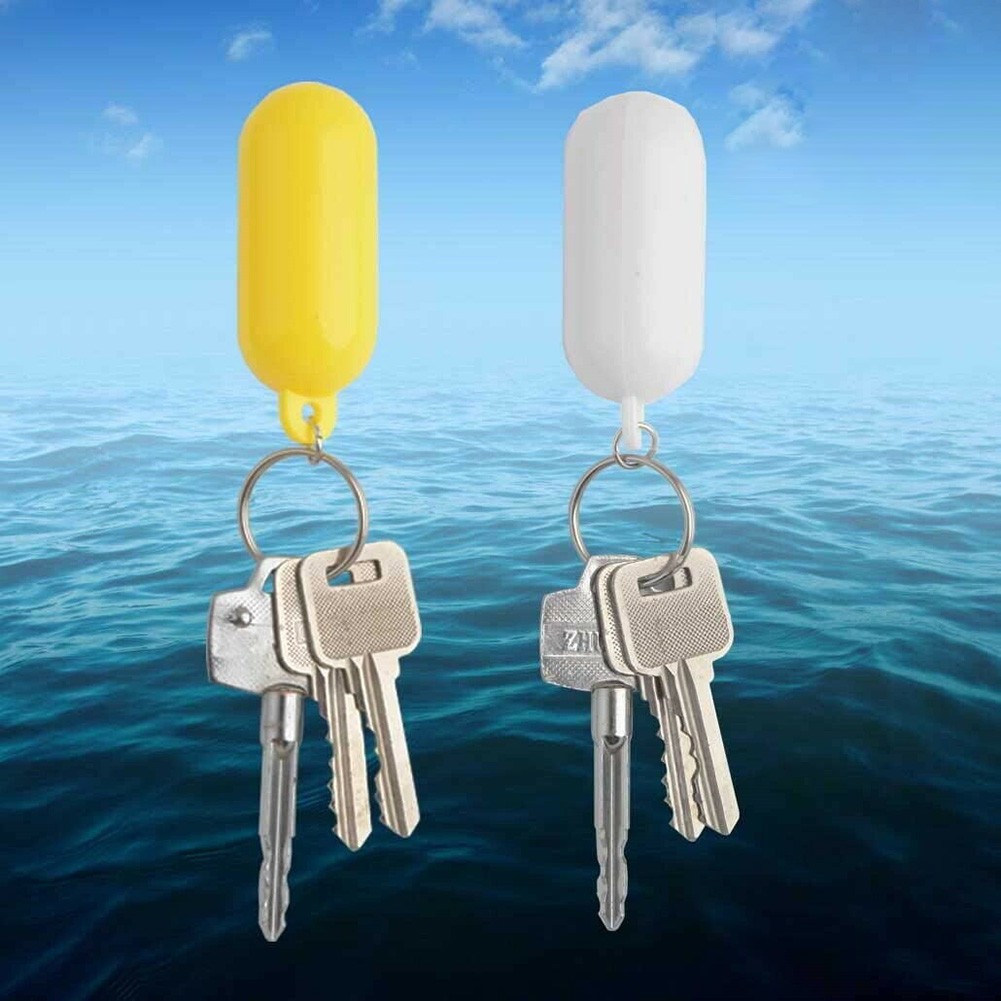 1pc Boat Kayak Floating Keyring Buoyant Key Ring Float Keychain