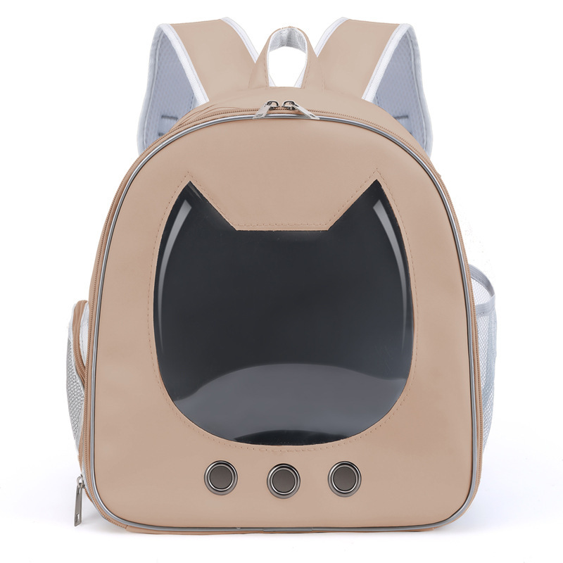 Leather cat outlet backpack