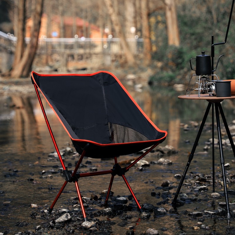 Portable Lightweight Folding Chair Perfect For Fishing Camping - Sports &  Outdoors - Temu