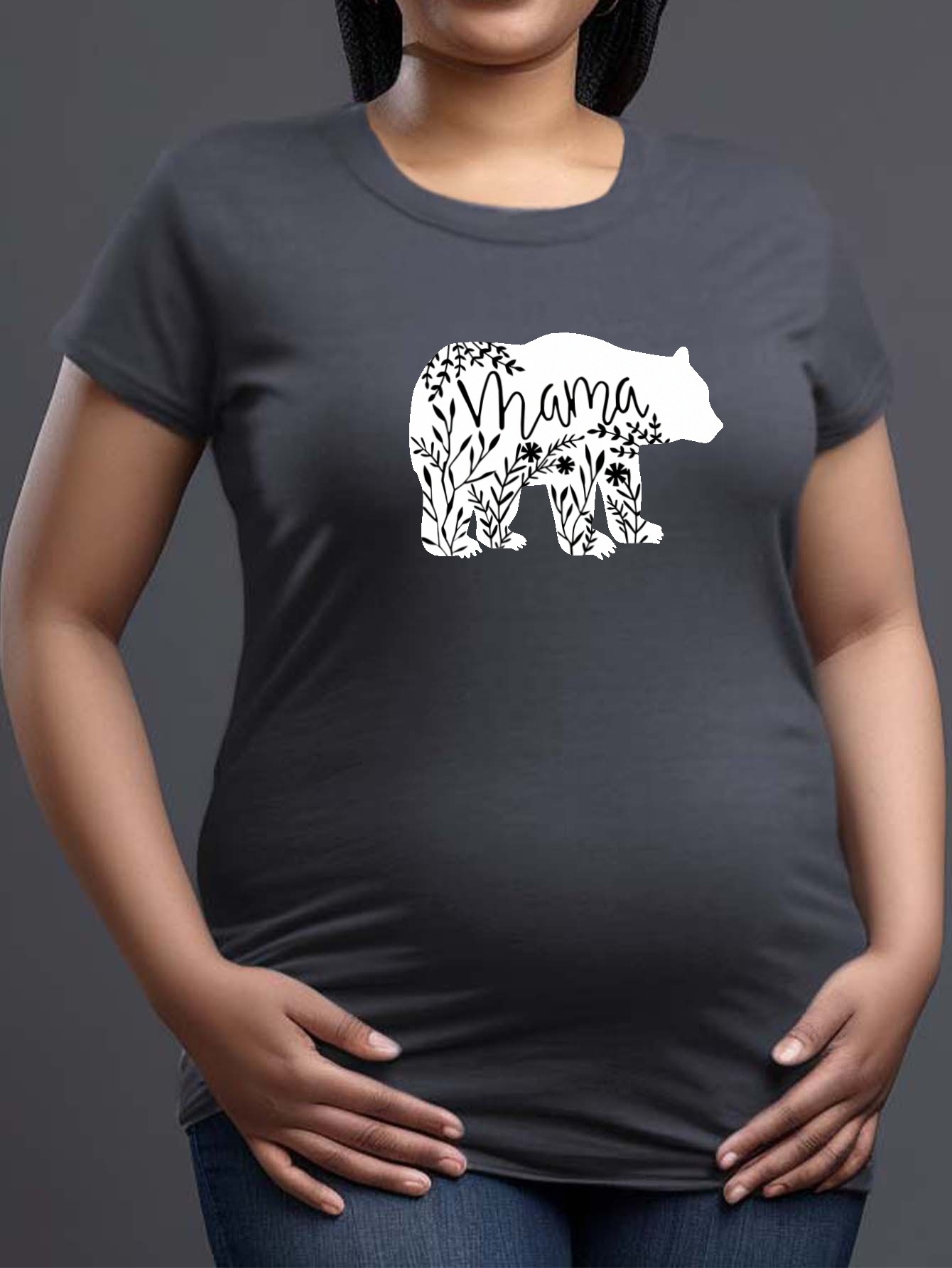 Mother Graphic Maternity T Shirt Mamas Belly Fit Pregnance Announcement Top  Short Sleeve Blouse - Baby & Maternity - Temu Bahrain