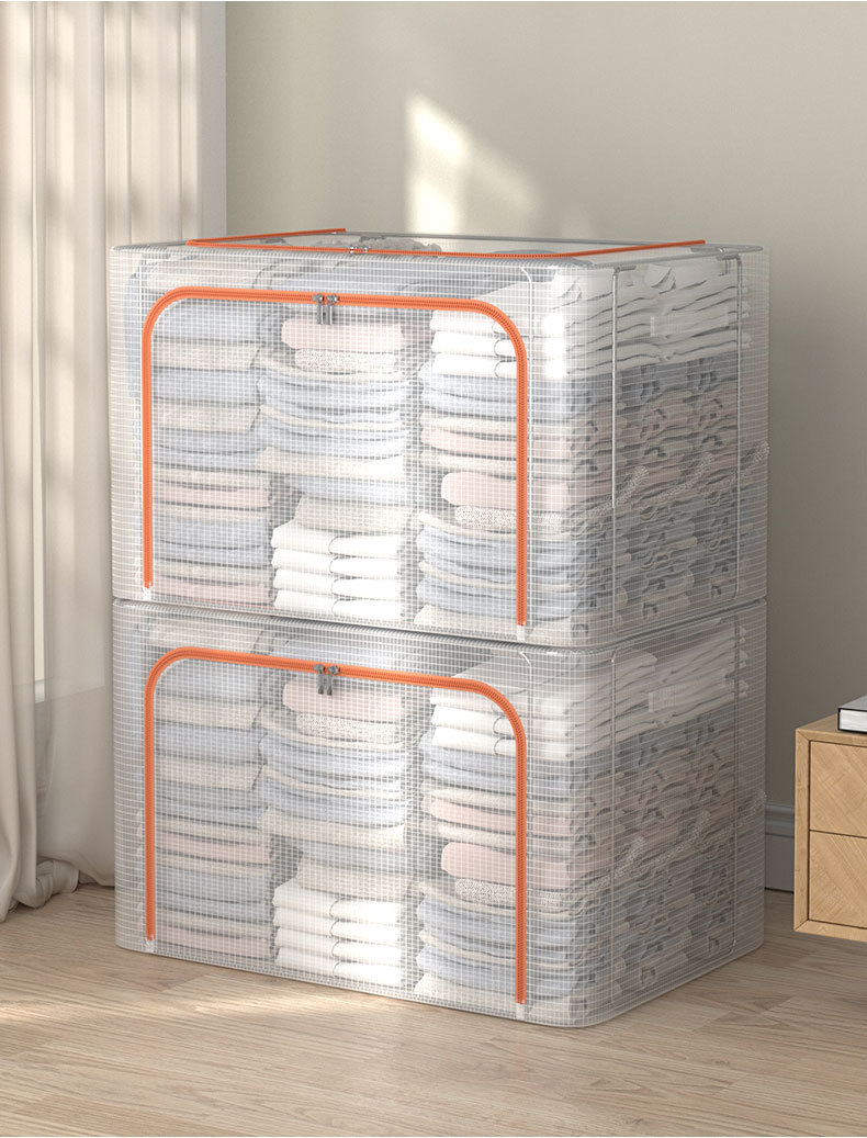 Waterproof Storage Box / Transparent Storage Box / Nylon - Temu