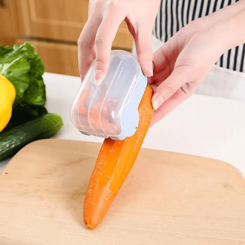 Multifunctional Storage Type Peeling Knife With Storage Tube Peeler  Vegetable Fruit Peeling Supplies Household Supplies Kitchen Gadget - Temu