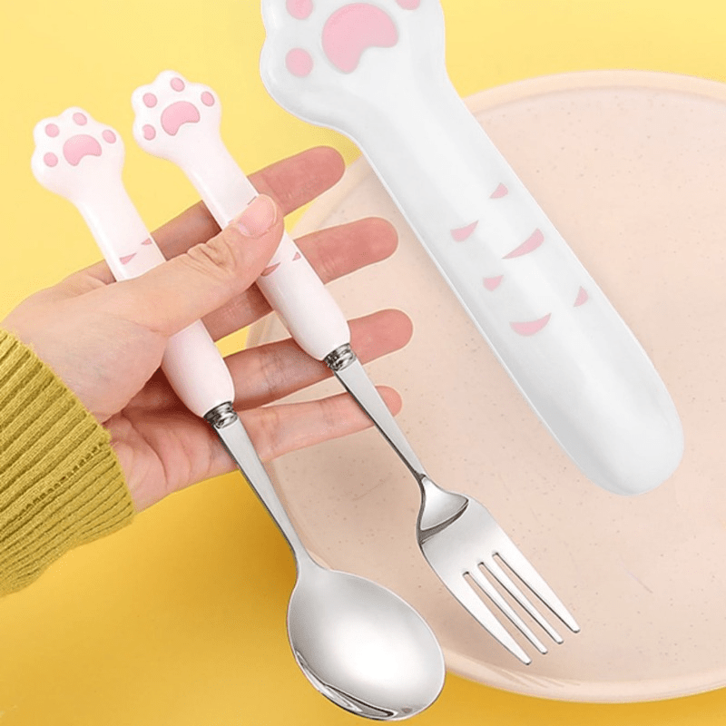 Travel Utensils,stainless Steel Cutlery Set Portable Camp Reusable Flatware  Silverware, Include Fork Spoon With Case - Temu Germany