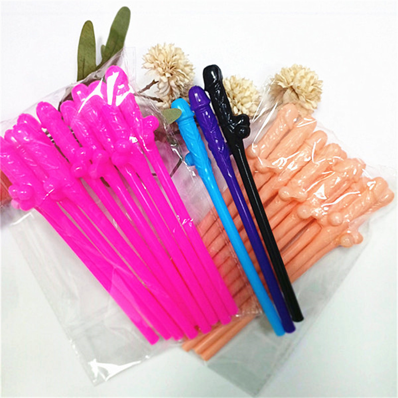 Bachelorette Party Penis Straws Plastic Novelty Nude Dick - Temu