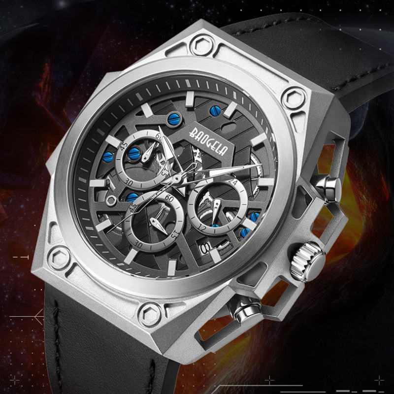 Tendance Mode Baogela Mode vid e Montre Quartz Chronom tre