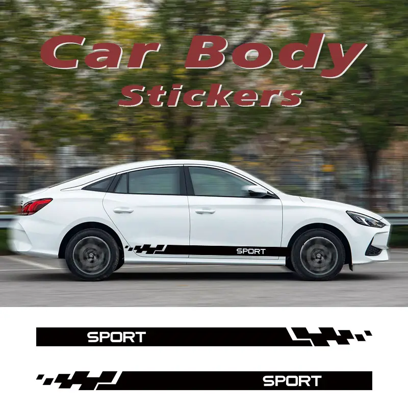Sporty Car Vinyl Film Stickers Stylish Auto Wrap With Both - Temu