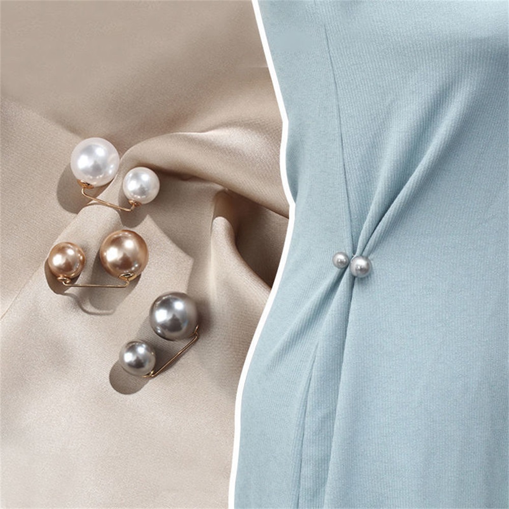 35 Pcs Pearl Brooch, Sweater Shawl Hat Clip Neckline Pins Double Faux Pearl  Brooches for Women Girls Fashion Cover Up Buttons Clothing Dresses  Decoration Accessories Pant Waist Tightener Safety Pins