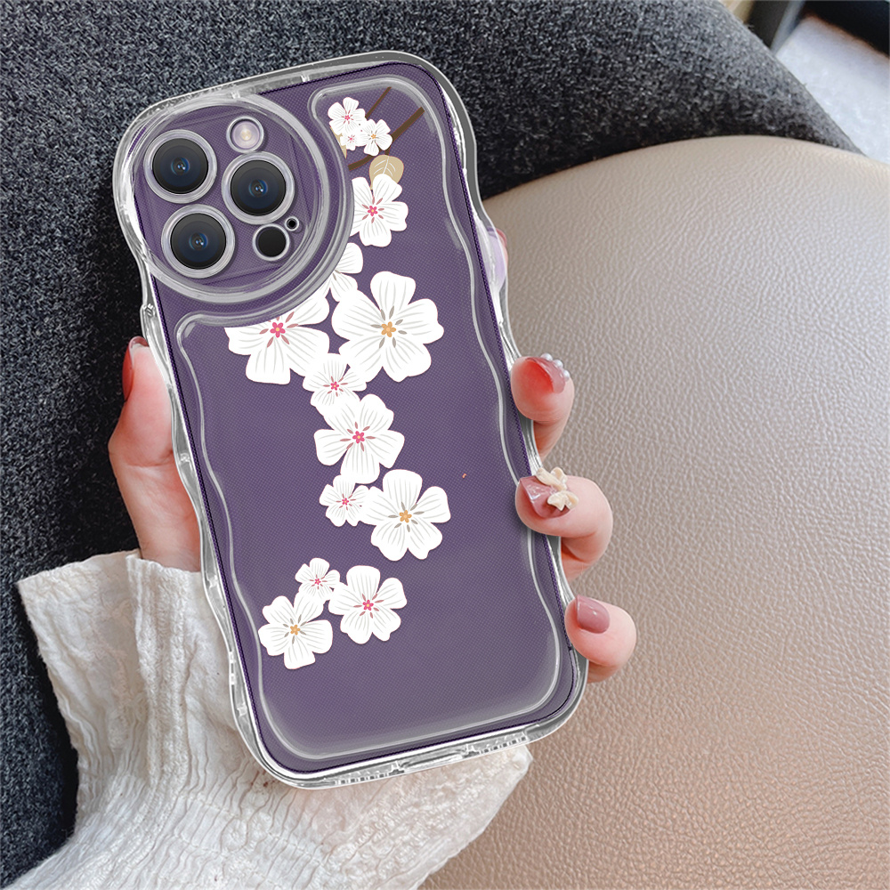  Clear Flower Phone Cases for iPhone 11 12 13 14 Pro