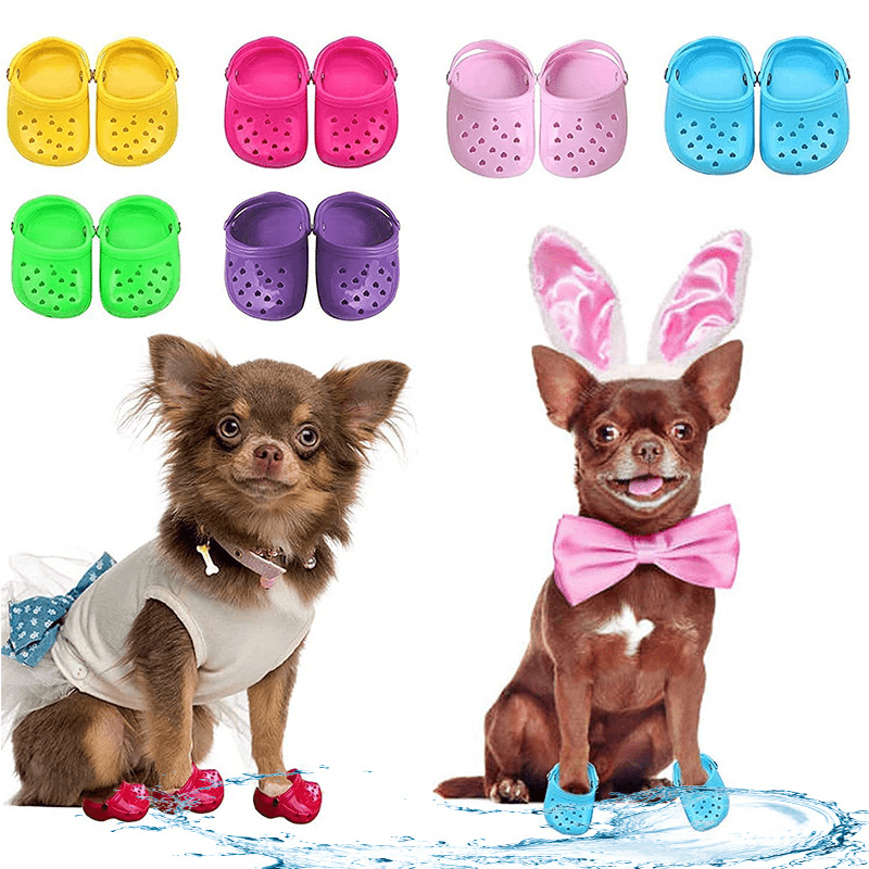 2pcs Set Pet Shoes For Dogs And Cats Breathable And Comfortable Dog Shoes  Cute Small Dog
