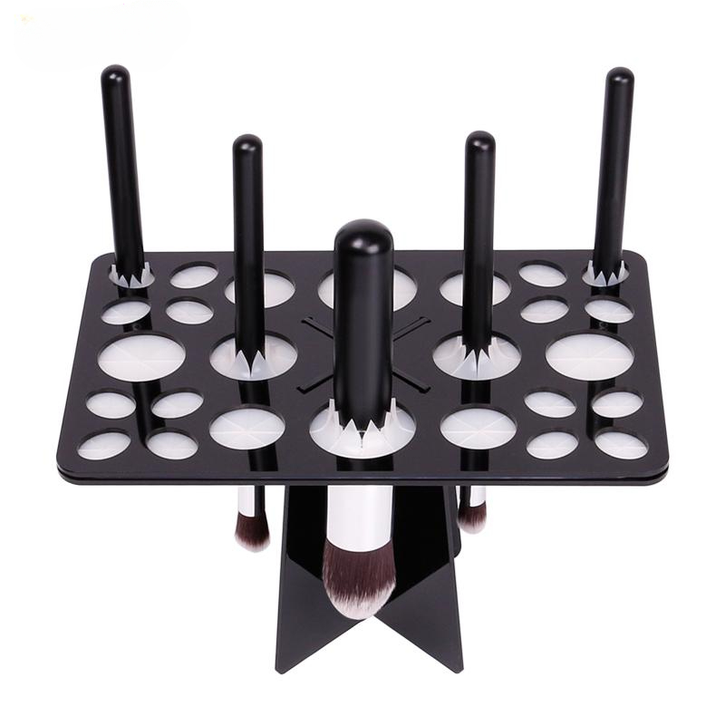 1pc Makeup Brush Drying Rack, Leaf Shape Makeup Brush Holder