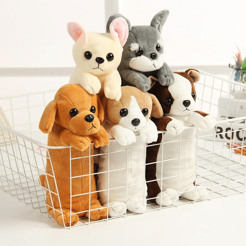 1pc Kawaii Black White Dog Large Capacity Plush Pencil Bag Cute Pencil  Cases Pouch Stationery Organizer Holder Gift Prizes