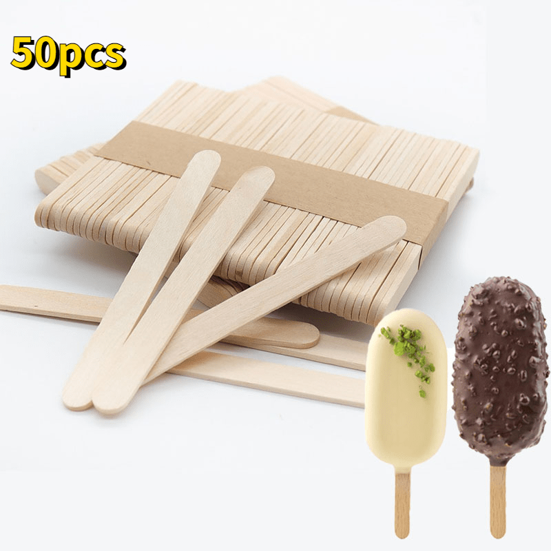 Wooden Ice Cream Sticks, Wooden Popsicle Sticks, Wooden Craft Sticks