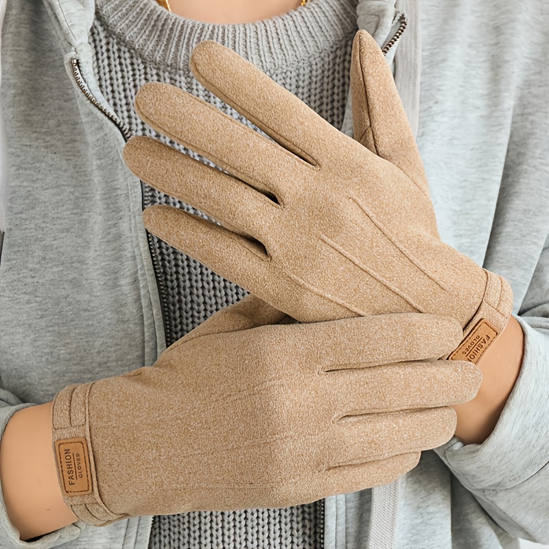 Guantes Hombre Invierno Alta Calidad Elegante Función Táctil