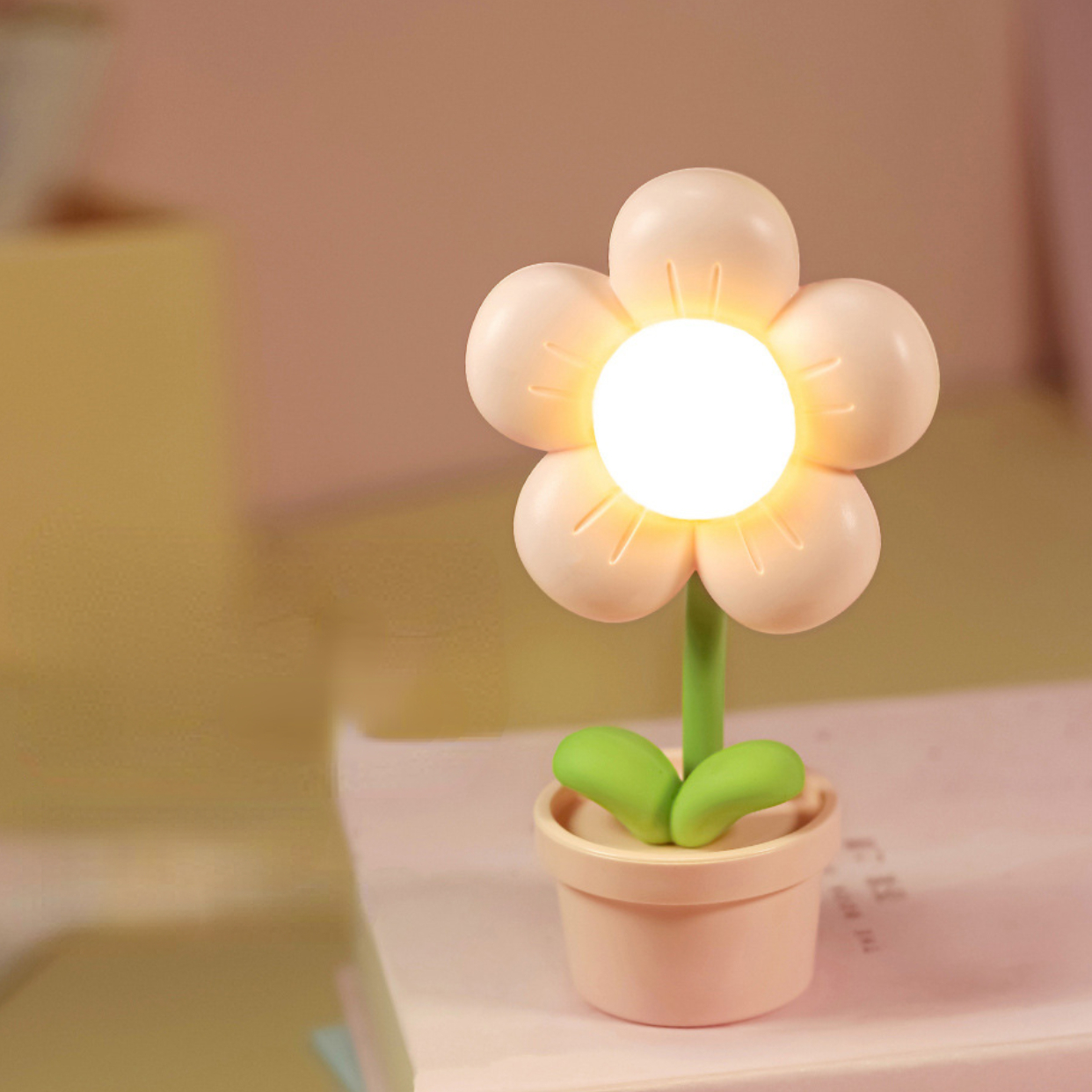 Lutabuo Bricolage Fleur Table Lumière Ornement Lumineux Forme De Nuage  Cadeaux Créatifs Pour Les Amis 