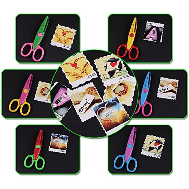 Plastic Safe Art Scissors Creative Crafts Scissors Paper - Temu