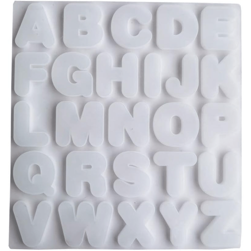 Big Letter Silicone Mould Letter Mold Individual Alphabet -  UK in 2023