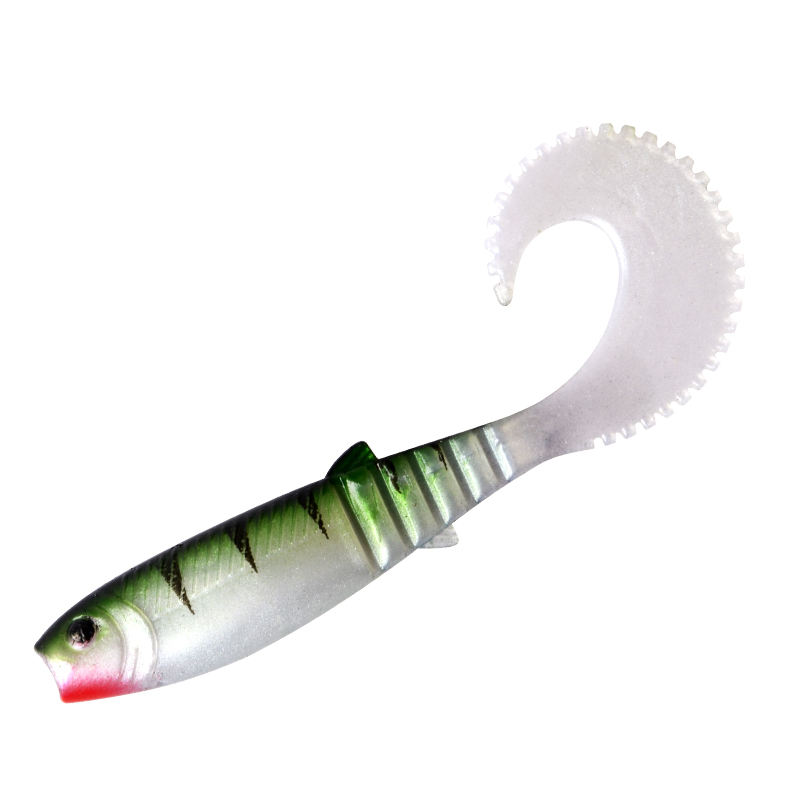 Soft Fishing Lures Cannibal Curved Tail Shad Fishing Soft - Temu