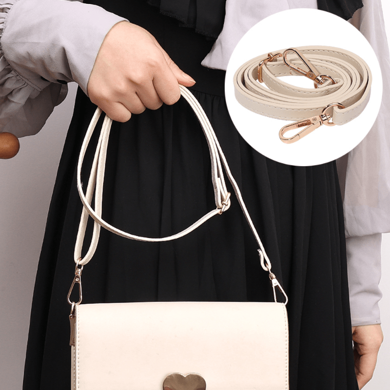 Pu Leather Shoulder Bag Strap With Swivel Lobster Clasps Bag Handles Diy  Replacement Purse Handle For Handbag Belts Strap Bag Accessories - Temu