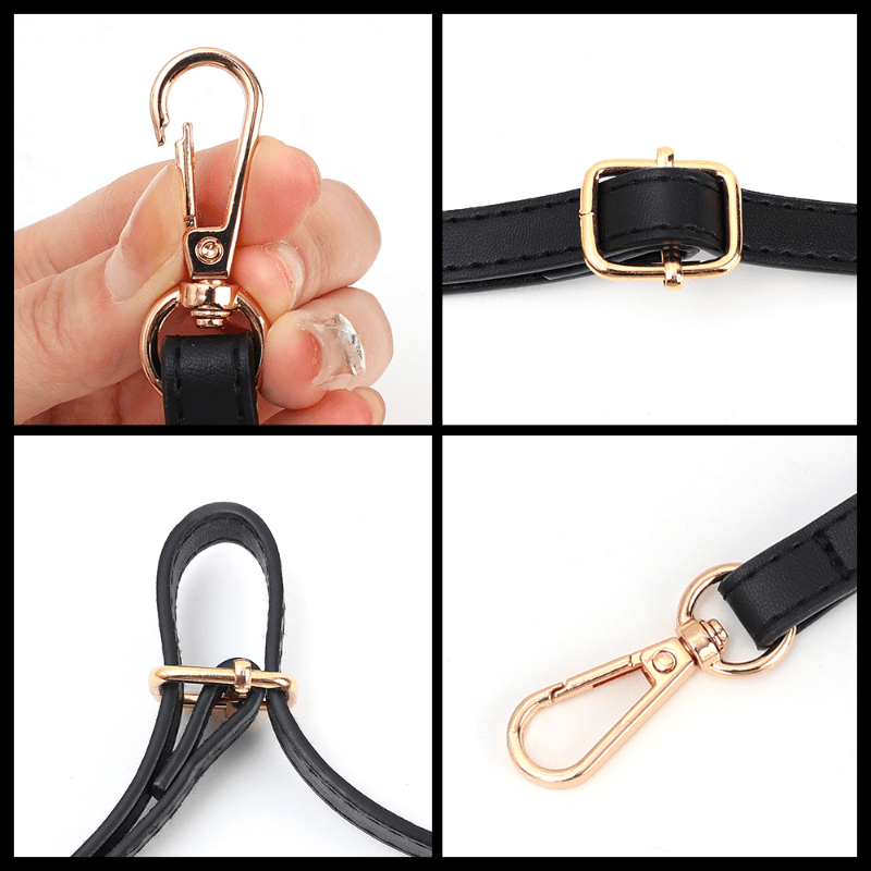 Pu Leather Shoulder Bag Strap With Swivel Lobster Clasps Bag Handles Diy  Replacement Purse Handle For Handbag Belts Strap Bag Accessories - Temu