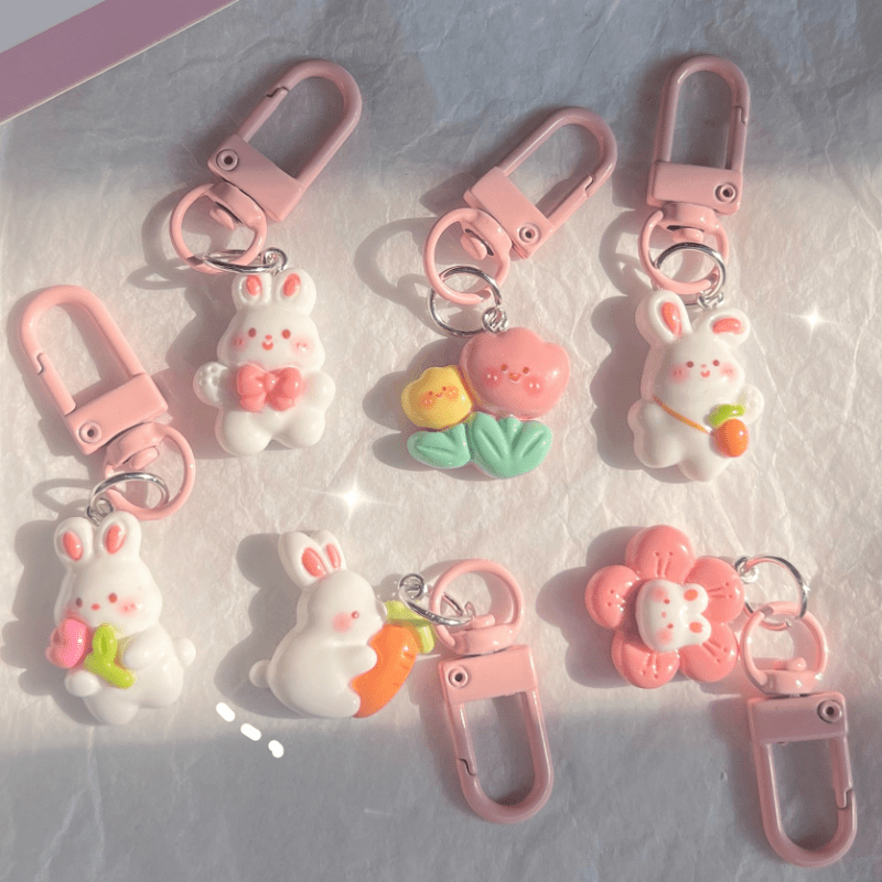 Cherry Bottle Opener Keychain Cartoon Cute Key Ring Purse Bag Backpack Car  Charm Women Girlfriend Gift - Temu