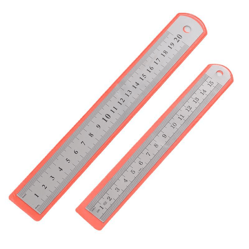 Accurate Measurements Made Easy: Stainless Steel Metal Ruler - Temu