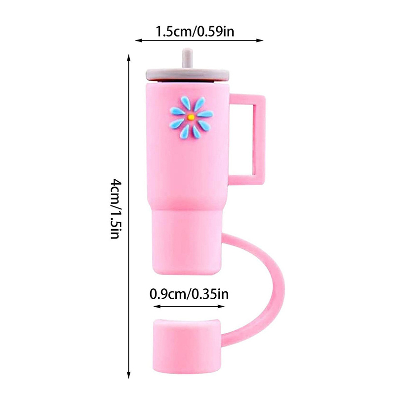 Straw Cover For Cup And Silicone Boot) Cloud Straw Covers Compatible With  30& Tumbler With Handle, Dust-proof Drinking Straw - Temu