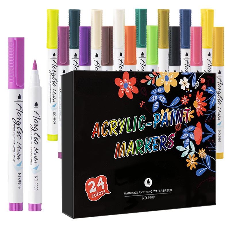 NET)M&G Acrylic Marker Set / 12 colors