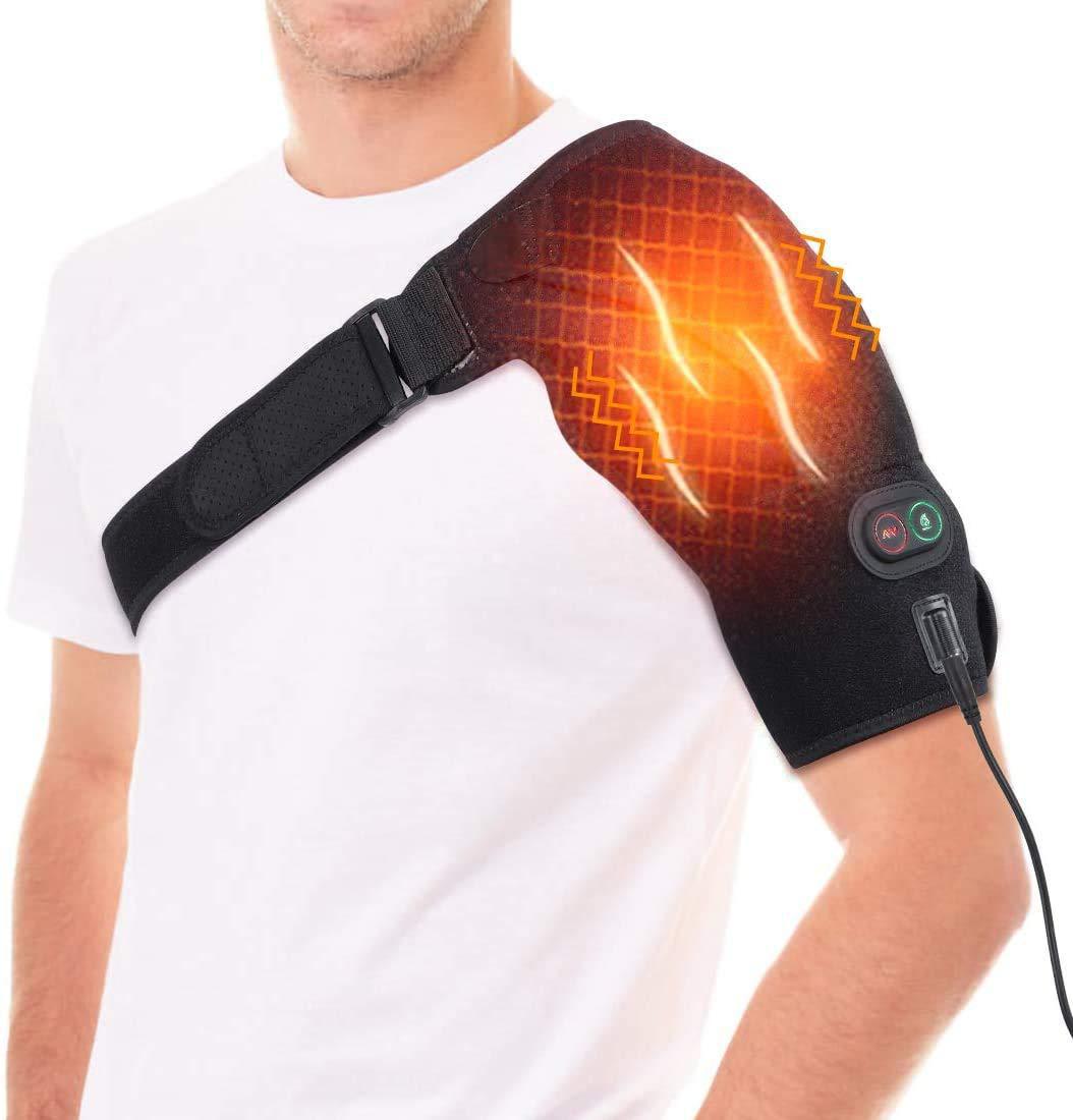 Shoulder Heating Pad Massager For Pain Relief And Injury - Temu