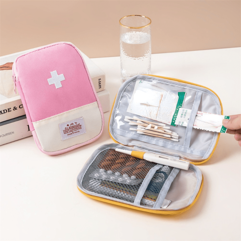 Medicine Storage Bag Organizer (empty Bag), Portable Small Pill Bottle  Pouch, Suitable For Home, Office, School, Outdoor Travel - Temu