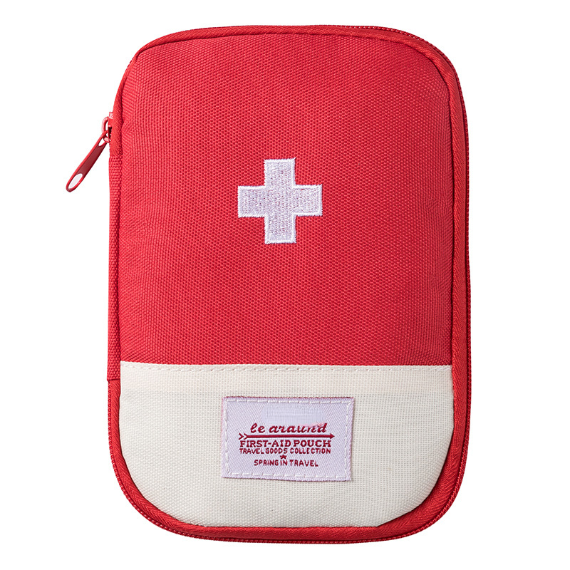 Botiquín de primeros auxilios, caja de primeros auxilios impermeable,  portátil vacía, bolsa de emergencia de supervivencia para viajes de  deportes escolares de oficina en el hogar (sin suministros) Feliz Sencillez