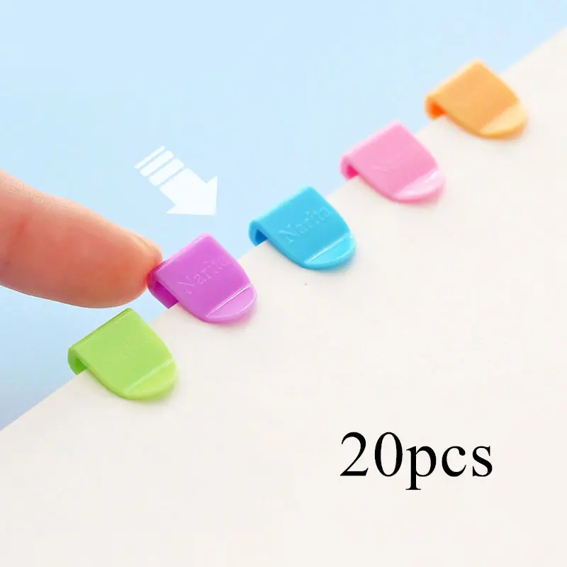 Plastic Mini Clips Color Notebook Label Folder Paper - Temu