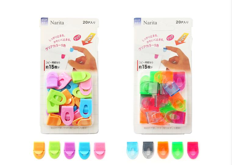 Plastic Mini Clips Color Notebook Label Folder Paper - Temu