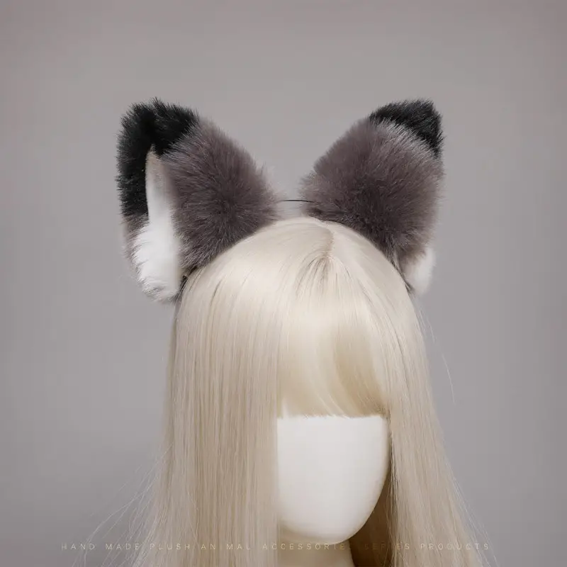 Adorable Exquisite Unique Animal Ears Headband Fluffy Warm - Temu