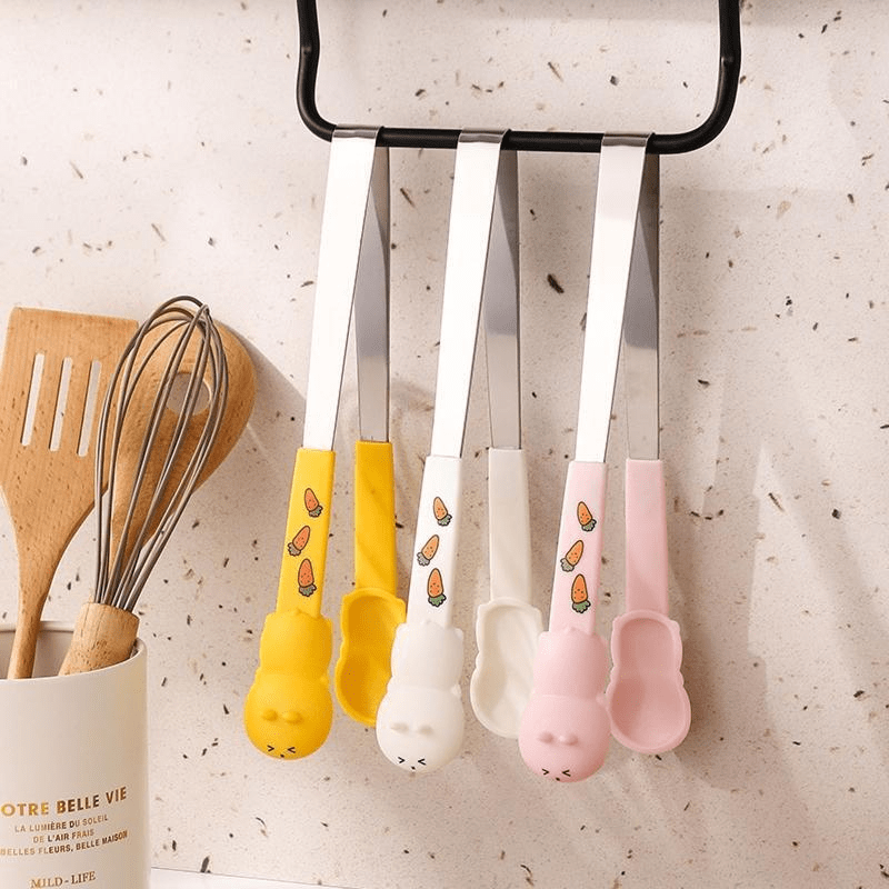 1pc Bbq Tongs Bread Clamp Steak Clip Cooking Tools Anti Heat Bread Tongs  Pastry Clamp 3 Colors For Dessert Salad Bbq Bbq Tools Bbq Accessories Grill  Accessories, Discounts For Everyone