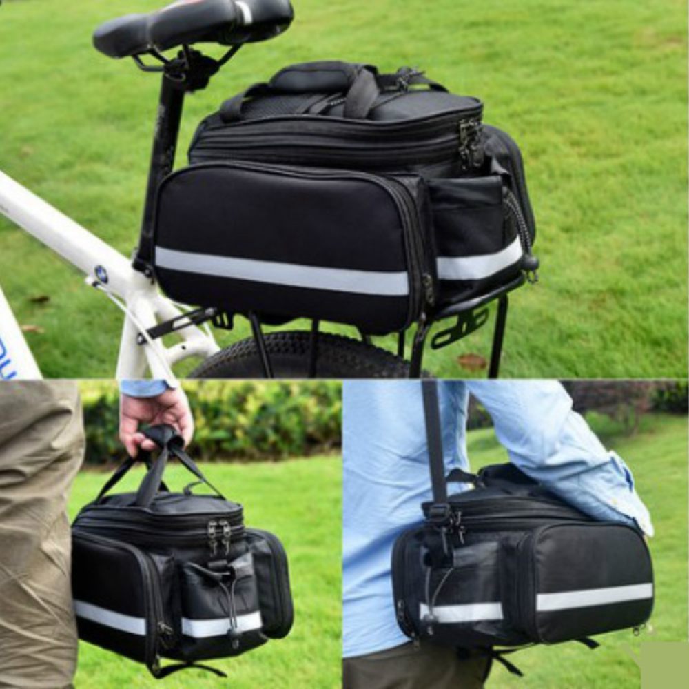 

Maximize Your Bike's Storage Capacity With This Double-sided Bicycle Carrier Bag!