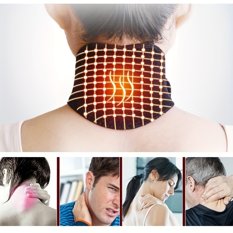 Neck Massagers Neck Strap, Magnetic Therapy Neck Belt, Tourmaline Self  Heating Magnetic Therapy Neck Wrap Belt Brace, Cervical Vertebra Protection  - Temu
