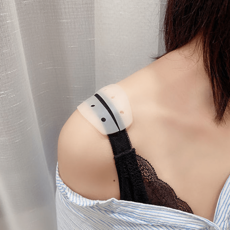 Lady Protect Shoulders Bra Strap Pads Invisible Silicone Shoulder