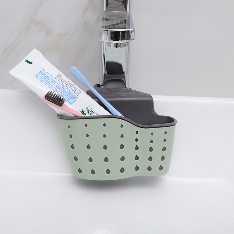 Plastic Hanging Basket with Hook Kitchen Cleaning Brush Sponge Storage  Drain Basket Bathroom Organizer Cosmetic Sundries Holder - AliExpress