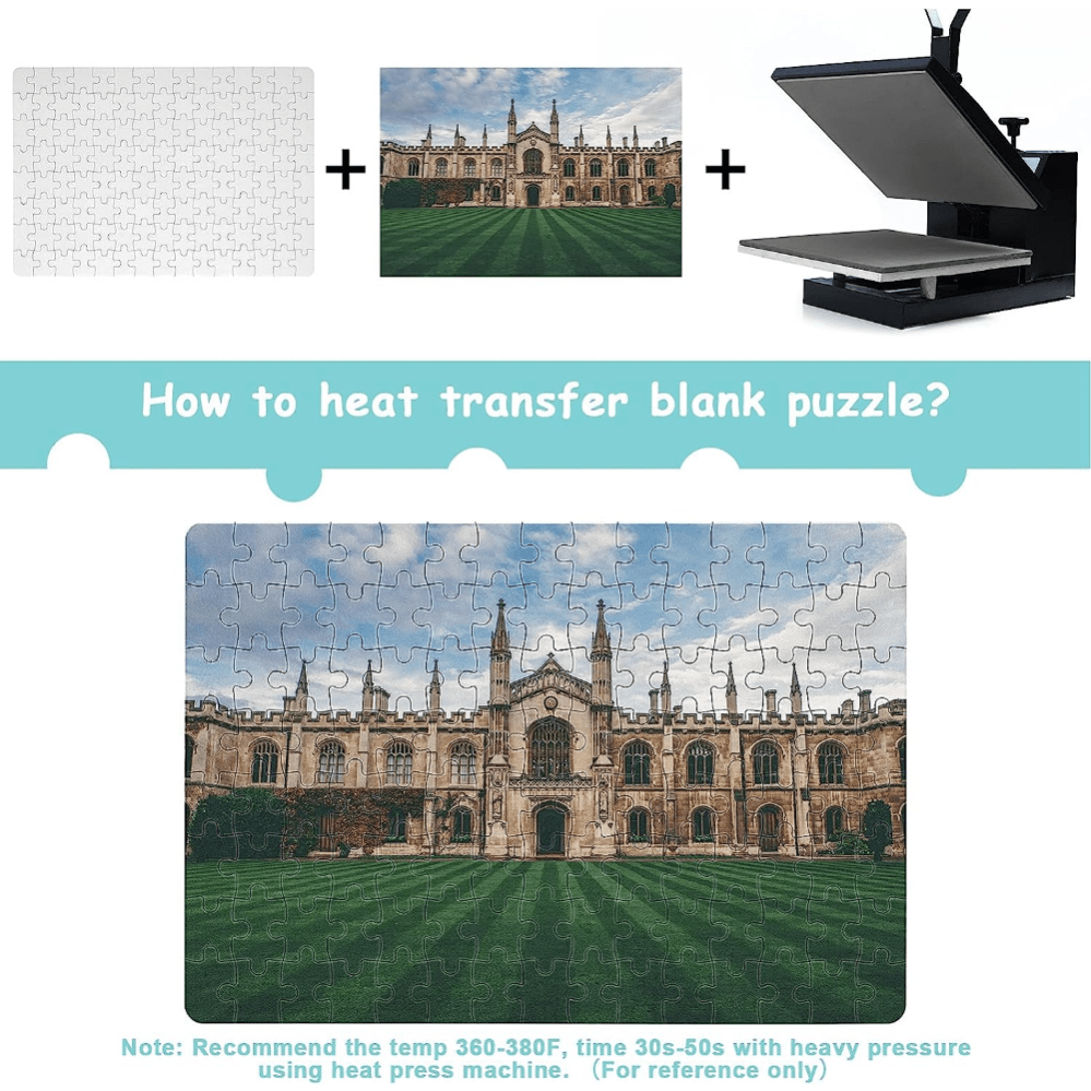 Heat Pressure Transfer Crafts Blank Puzzles Blank - Temu