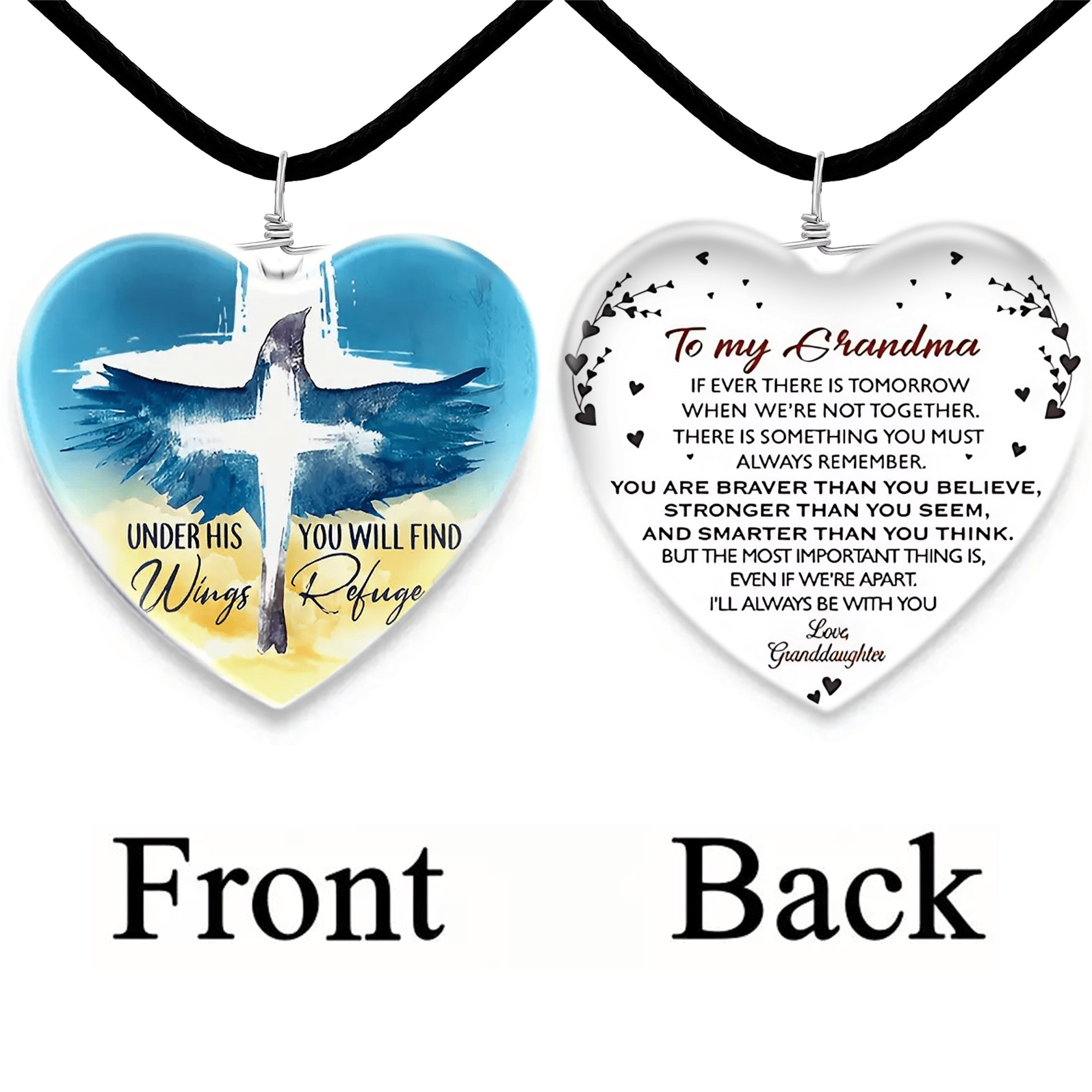 Eagles Written On My Heart Pendant Necklace