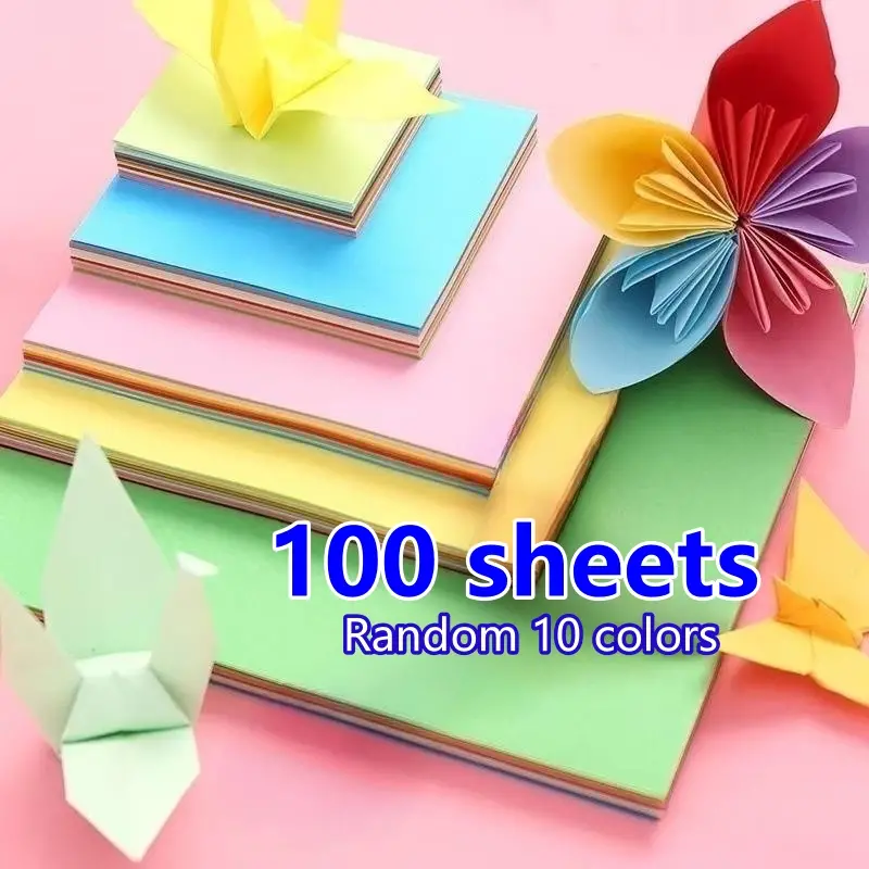 100 Fogli Origami Colorati Origami Fatti A Mano Carta Taglio - Temu  Switzerland