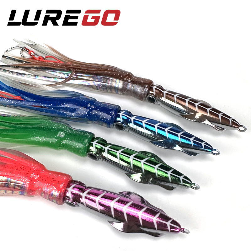  Squid Skirts Fishing Lures Trolling Lures Octopus