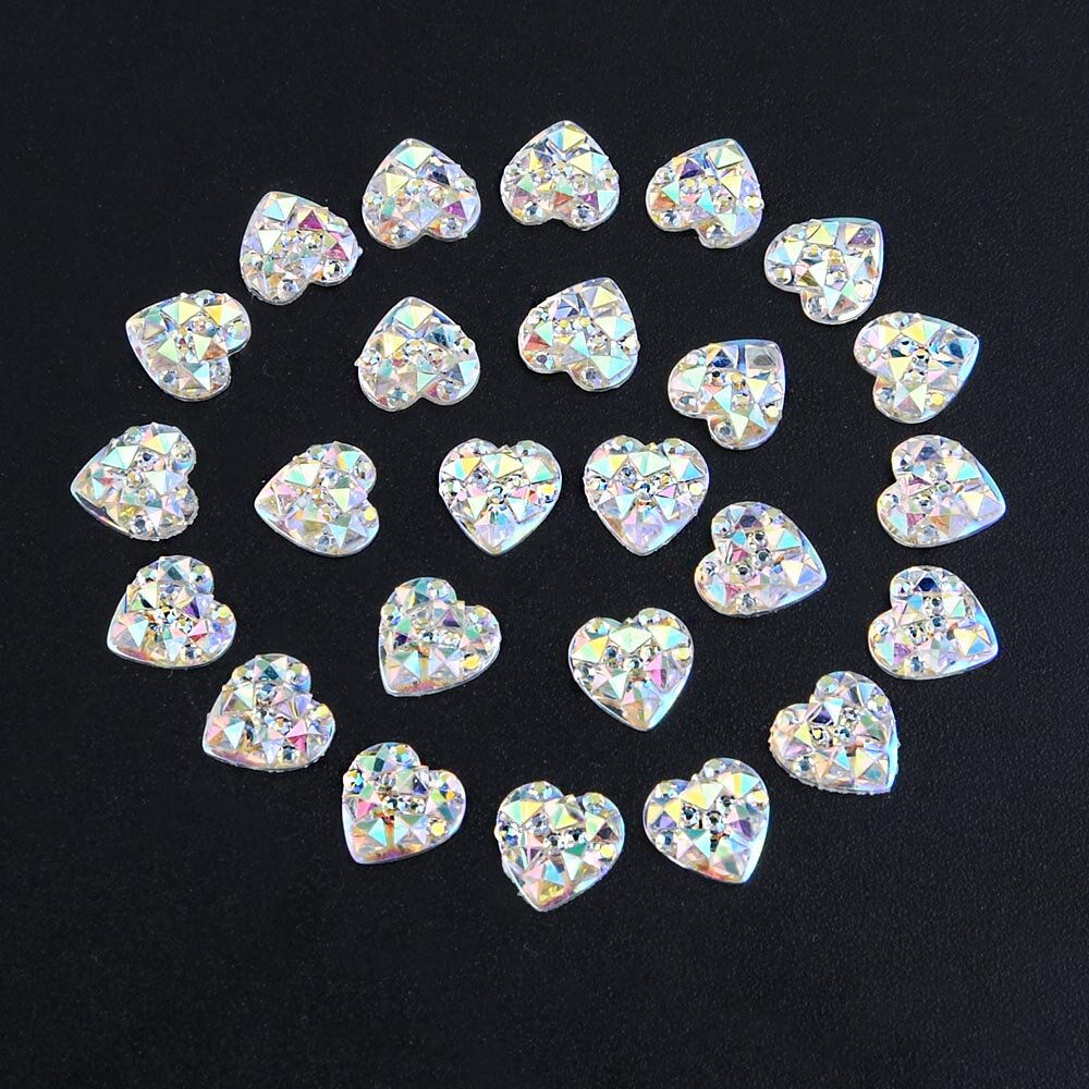 Glitter Cloth Heart Shape Patch For Diy Jewelry Accessories - Temu
