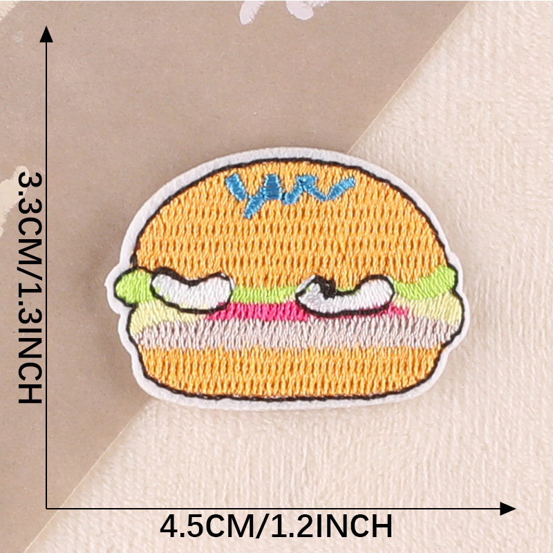 Towel Embroidered Applique French Fries Clothing - Temu