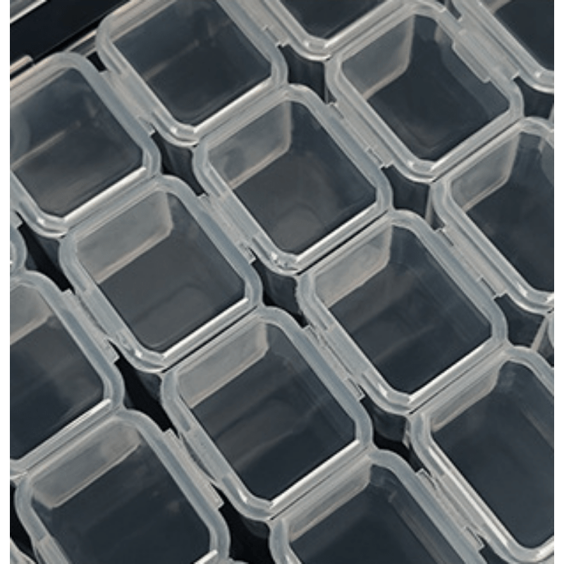 Clear Plastic Organizer Box Container Craft Storage - Temu