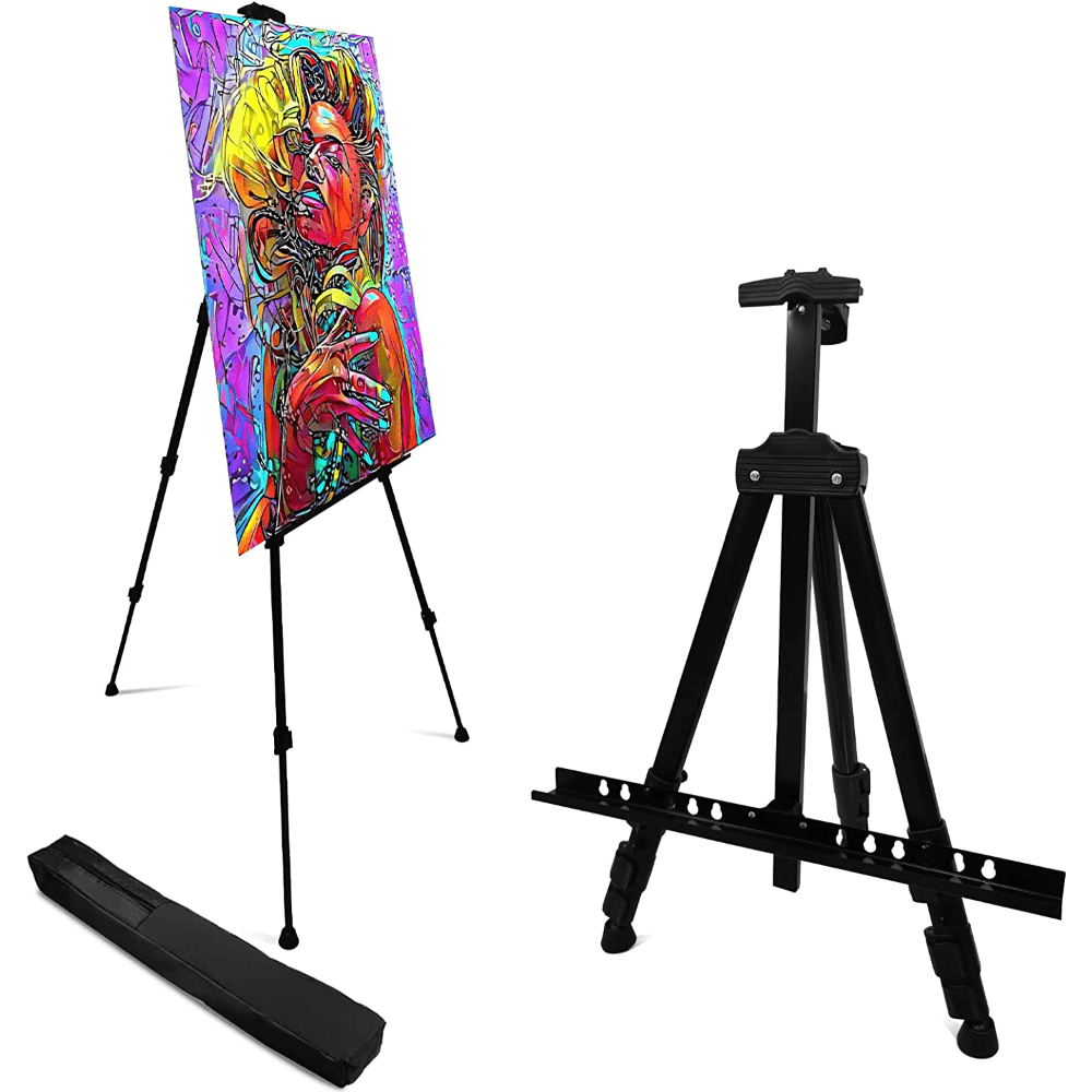  Artist Floor Easel, Adjustable Height, with 24 x 36