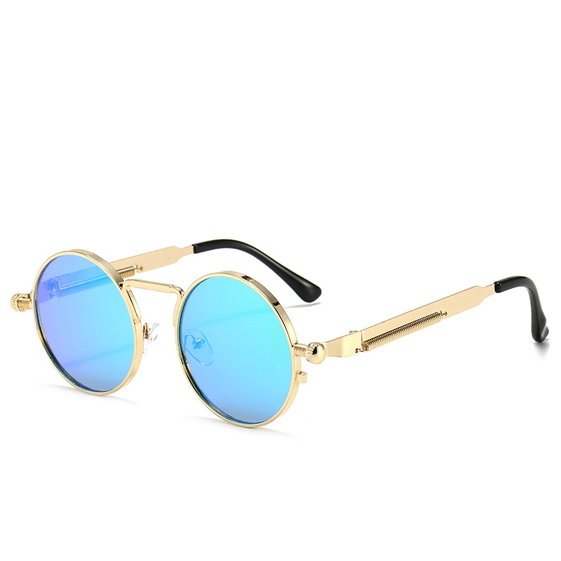 Punk Rectangle Vintage Sunglasses Mens Retro Sun Glasses Women