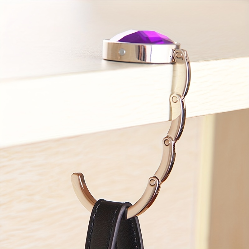 Portable Foldable Handbag Hook Hanger Purse Bag Hook Alloy - Temu